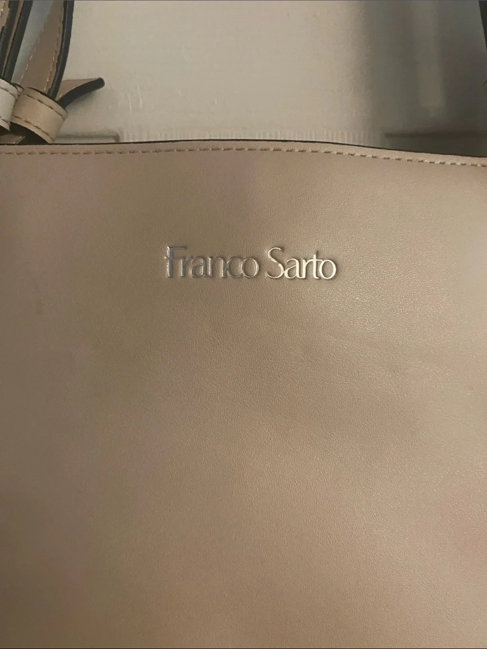 Franco Sarto Blush Tote with Laser-Cut Detail